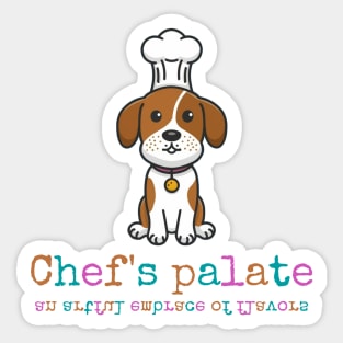 Dog Chef Sticker